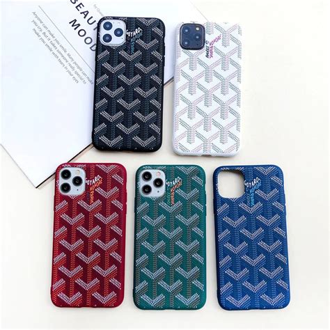 goyard print phone case|authentic goyard iphone case.